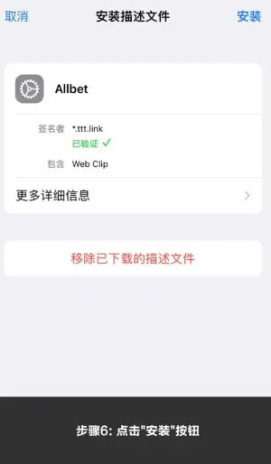 app苹果安装步骤第六步